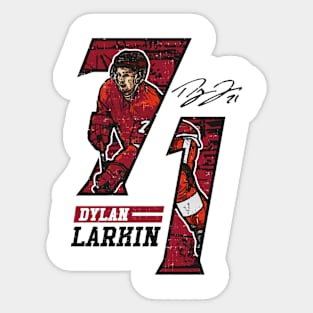 Dylan Larkin Detroit Offset Sticker